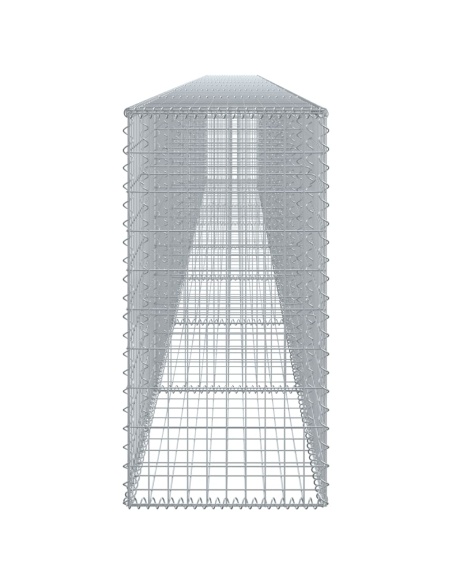 Габионна кошница с покритие, 800x50x100 см, поцинковано желязо