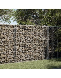 Габионна кошница с покритие, 100x50x100 см, поцинковано желязо