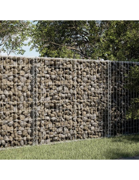 Габионна кошница с покритие, 100x50x100 см, поцинковано желязо