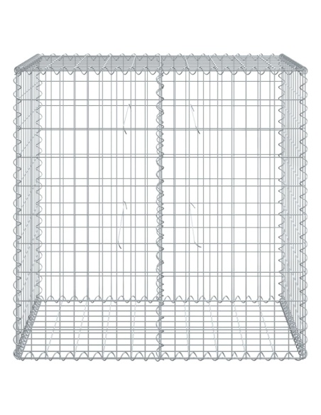 Габионна кошница с покритие, 100x50x100 см, поцинковано желязо