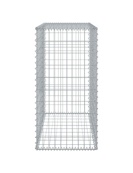 Габионна кошница с покритие, 100x50x100 см, поцинковано желязо