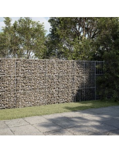Габионна кошница с покритие, 300x50x150 см, поцинковано желязо