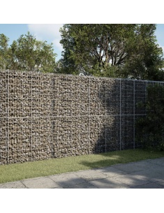 Габионна кошница с покритие, 300x50x200 см, поцинковано желязо