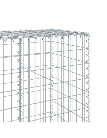 Габионна кошница с покритие, 1200x50x200 см, поцинковано желязо