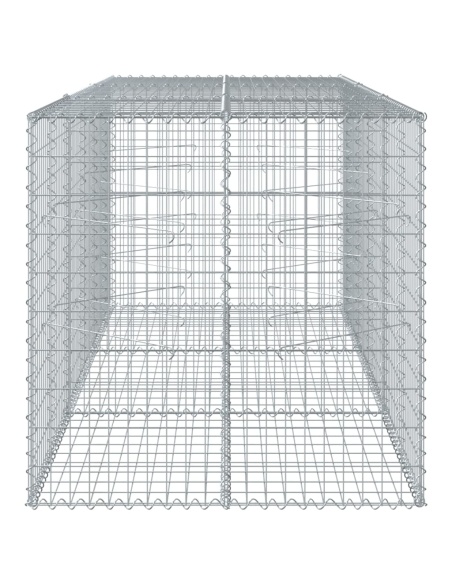 Габионна кошница с покритие, 300x100x100 см, поцинковано желязо