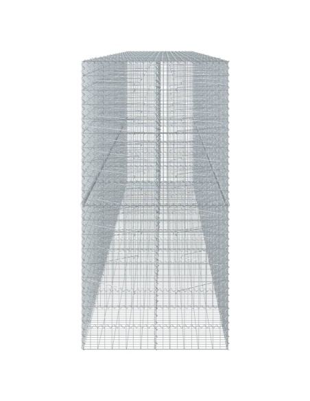 Габионна кошница с покритие, 750x100x200 см, поцинковано желязо