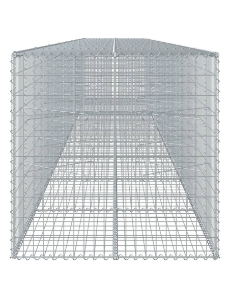 Габионна кошница с покритие, 900x100x100 см, поцинковано желязо