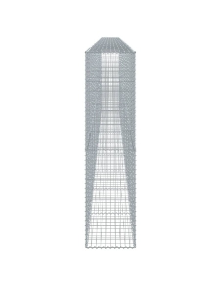 Габионна кошница с покритие, 1000x50x200 см, поцинковано желязо