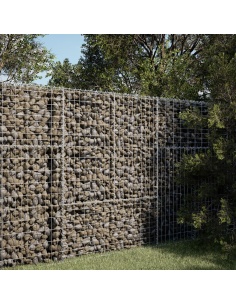 Габионна кошница с покритие, 100x50x150 см, поцинковано желязо