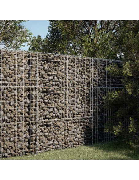 Габионна кошница с покритие, 100x50x150 см, поцинковано желязо