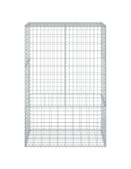 Габионна кошница с покритие, 100x50x150 см, поцинковано желязо