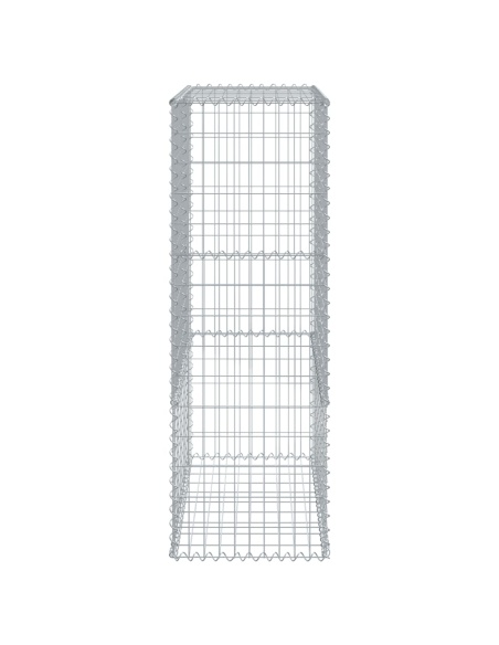 Габионна кошница с покритие, 100x50x150 см, поцинковано желязо