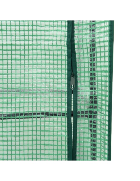 Повдигнато легло с оранжерия калъф, ратанов вид, 80x40x140 см