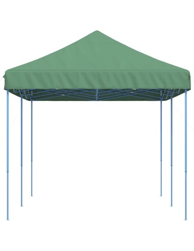 Сгъваема парти шатра, pop-up, зелена, 580x292x315 см