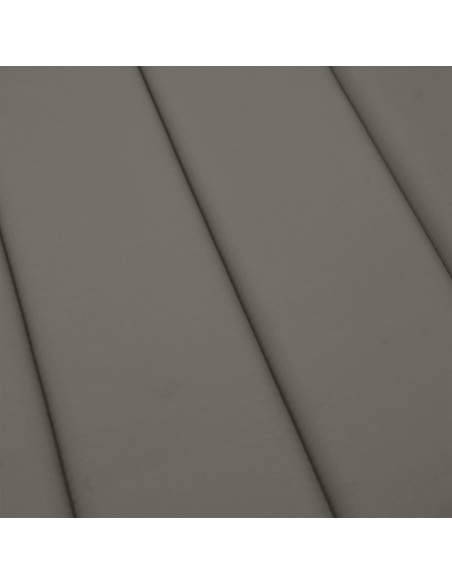 Шалте за шезлонг, меланж тъмносиво, 200x60x4 см, плат - VL4002510 ➤ на топ цена ➤ pagagal.com