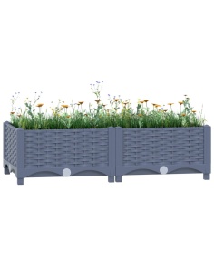 Повдигната леха, 80x40x23 см, полипропилен