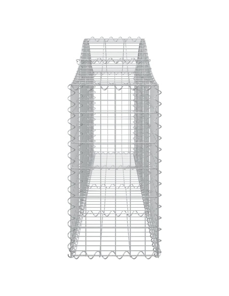 Дъговидна габионна кошница 200x30x60/80 см поцинковано желязо