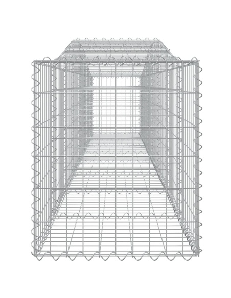 Дъговидна габионна кошница 400x50x60/80 см поцинковано желязо