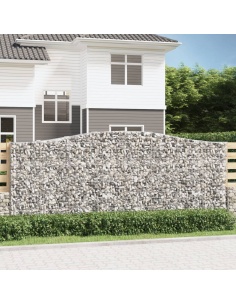 Дъговидна габионна кошница 400x50x160/180 см поцинковано желязо