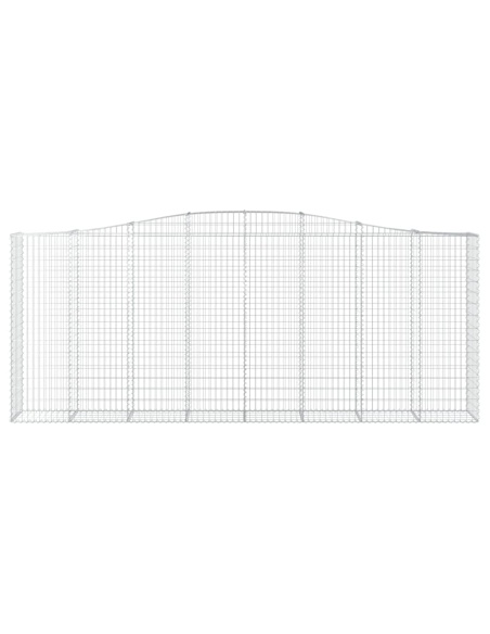 Дъговидна габионна кошница 400x50x160/180 см поцинковано желязо