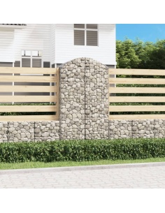 Дъговидна габионна кошница 100x50x180/200 см поцинковано желязо