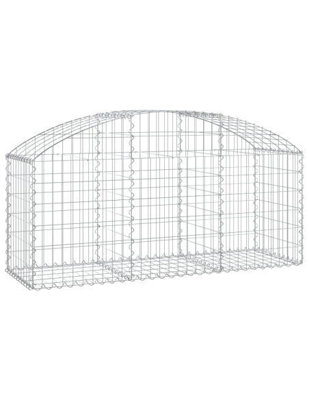 Дъговидна габионна кошница 150x50x60/80 см поцинковано желязо