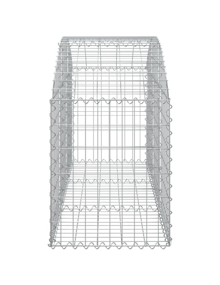 Дъговидна габионна кошница 150x50x60/80 см поцинковано желязо