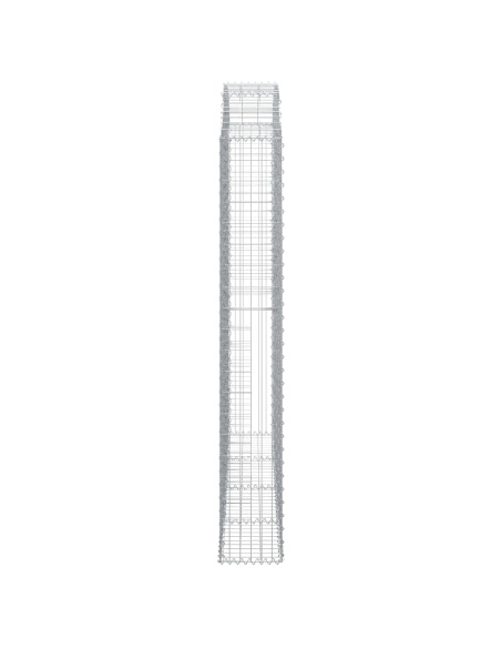 Дъговидна габионна кошница 200x30x200/220 см поцинковано желязо