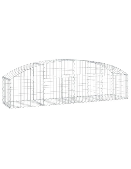 Дъговидна габионна кошница 200x50x40/60 см поцинковано желязо