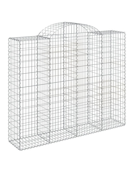 Дъговидна габионна кошница 200x50x160/180 см поцинковано желязо