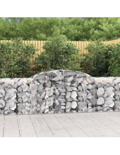 Дъговидна габионна кошница 300x50x80/100 см поцинковано желязо
