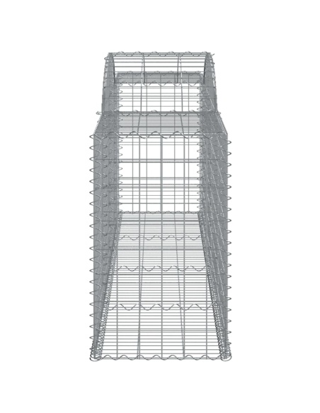 Дъговидна габионна кошница 300x50x80/100 см поцинковано желязо