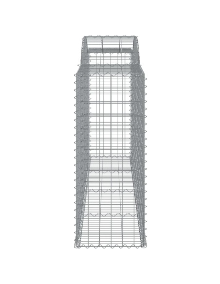 Дъговидна габионна кошница 300x50x120/140 см поцинковано желязо