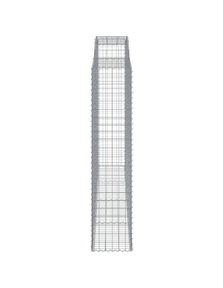 Дъговидна габионна кошница 300x50x220/240 см поцинковано желязо