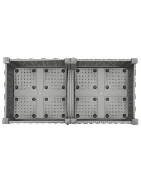Повдигната леха, 80x40x23 см, полипропилен