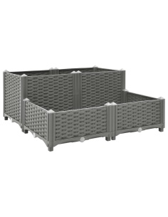 Повдигната леха, 80x80x38 см, полипропилен