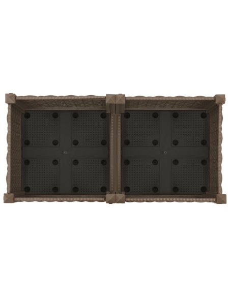 Повдигната леха, 80x40x23 см, полипропилен