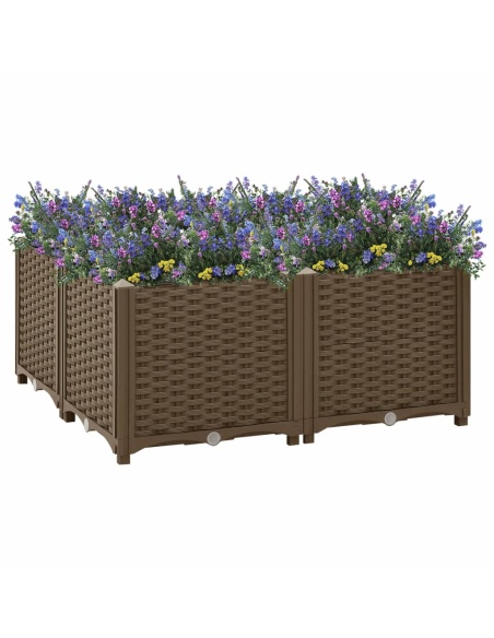 Повдигната леха, 80x80x38 см, полипропилен