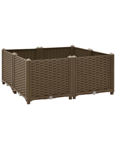 Повдигната леха, 80x80x38 см, полипропилен