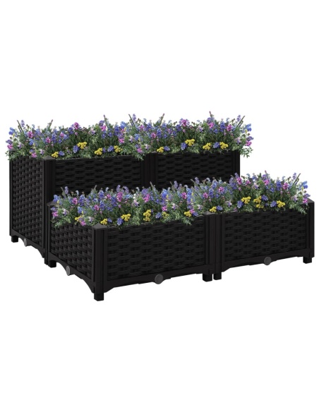 Повдигната леха, 80x80x38 см, полипропилен