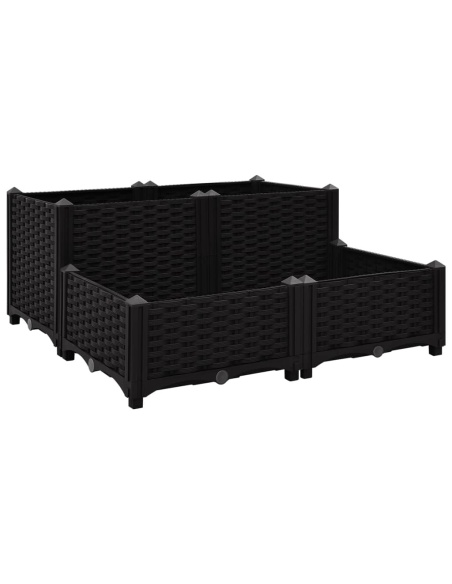 Повдигната леха, 80x80x38 см, полипропилен