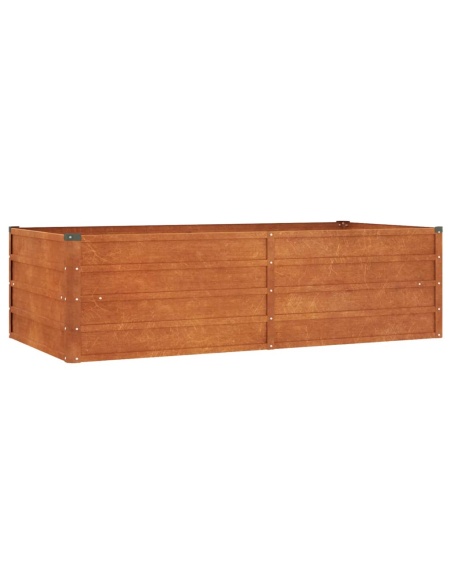 Градинска повдигната леха ръждив 160x80x45 см кортенова стомана