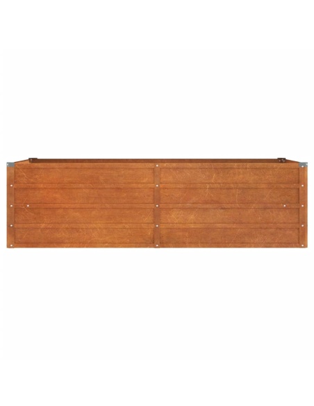 Градинска повдигната леха ръждив 160x80x45 см кортенова стомана