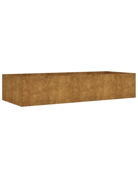 Градинска повдигната леха 200x80x40 см кортенова стомана