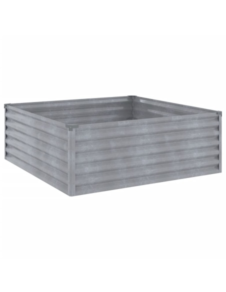 Градинска повдигната леха 100x100x36 см кортенова стомана