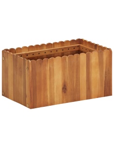 Градинска повдигната леха, 50x30x25 см, акациево дърво масив