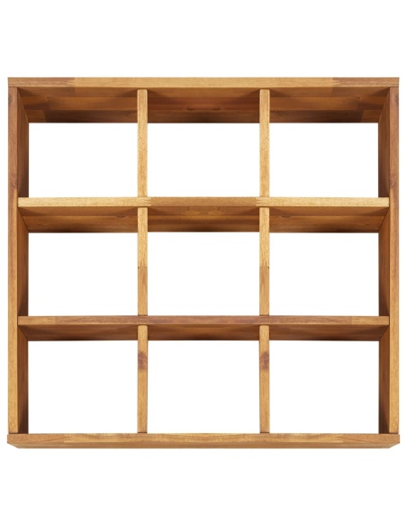 Градинска повдигната леха за билки, акациево дърво, 60x60x15 см