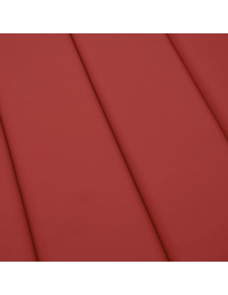 Шалте за шезлонг, червено, 200x50x3 см, Оксфорд плат