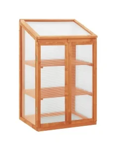 Оранжерия, 60x45x100 см, чамово дърво