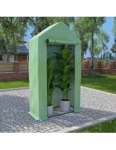 Оранжерия със стоманена рамка 0,5 м² 1x0,5x1,9 м